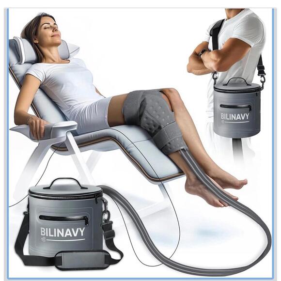 Bilinavy Cold Therapy System Portable & Compact Pain Relief (New item open box)